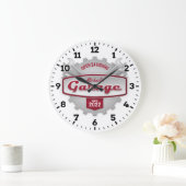 Kledinggereedschappen Man Cave Wall Clock Grote Klok (Huis)