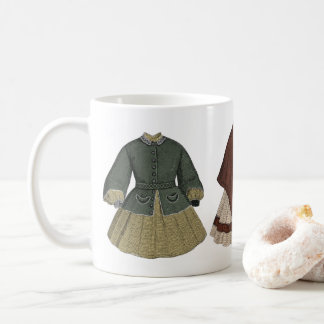  kledingillustratie koffiemok