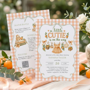 Kledinglijn Kleine schat is op komst Baby Shower Kaart