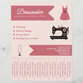 Kledingmaker Tear Off Strips Flyer (Voorkant)