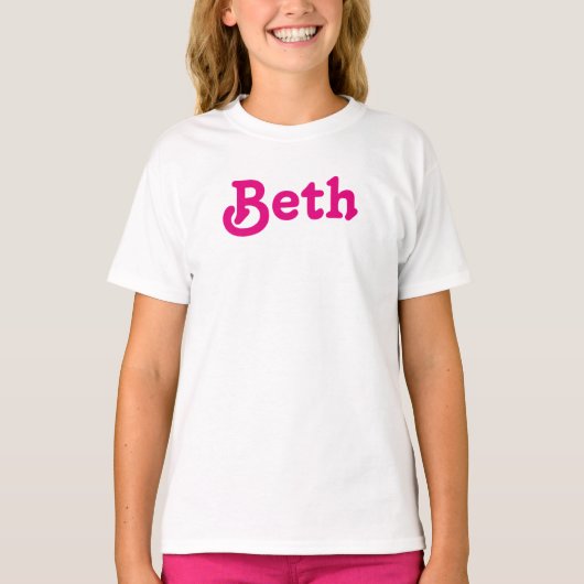 Kledingmeisjes Beth T-shirt (Voorkant)
