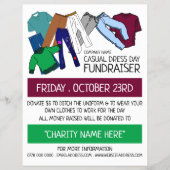 Kledingontwerp, Advertentie voor Casual Dress Day  Flyer (Voorkant)