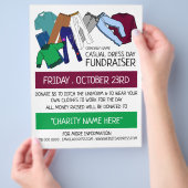 Kledingontwerp, Advertentie voor Casual Dress Day  Flyer (Hand)