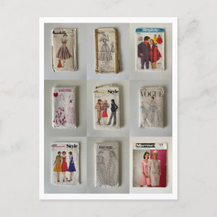  kledingspatronen briefkaart