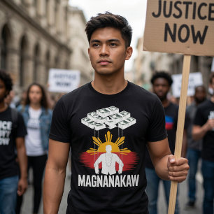 Kledingstuk Tegen Corruptie Filipijnse Mensen Mach T-shirt