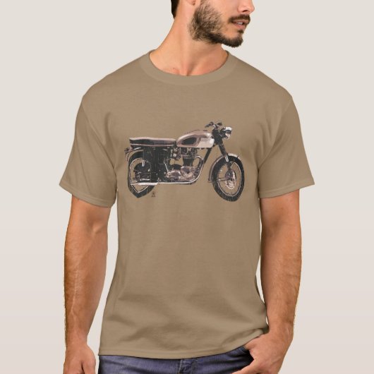 kledingstuk van de Britse motorfiets T-shirt (Voorkant)