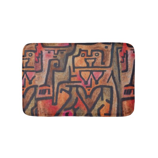 Klee Abstract Bos Expressionistische Moderne Kunst Badmat (Voorkant)