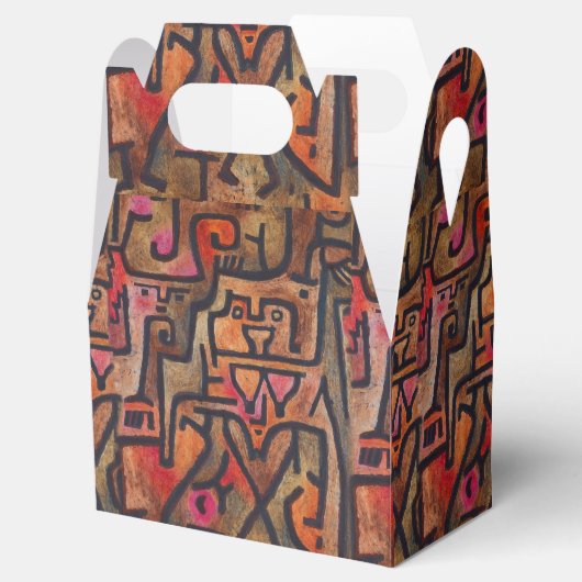 Klee Abstract Bos Expressionistische Moderne Kunst Bedankdoosjes (Geopend)