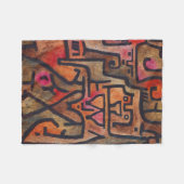 Klee Abstract Bos Expressionistische Moderne Kunst Fleece Deken (Voorkant (Horizontaal))