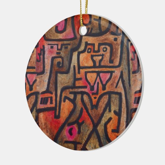 Klee Abstract Bos Expressionistische Moderne Kunst Keramisch Ornament (Links)