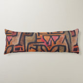 Klee Abstract Bos Expressionistische Moderne Kunst Lichaamskussen (Voorkant)