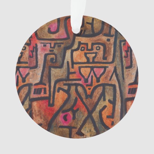 Klee Abstract Bos Expressionistische Moderne Kunst Ornament (voorkant)