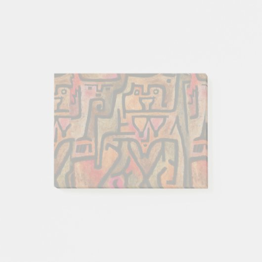 Klee Abstract Bos Expressionistische Moderne Kunst Post-it® Notes (Voorkant)