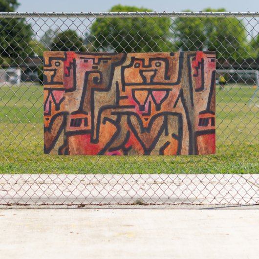 Klee Abstract Bos Expressionistische Moderne Kunst Spandoek (Insitu)