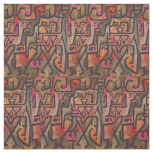 Klee Abstract Bos Expressionistische Moderne Kunst Stof