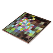 Klee Abstractie met verwijzing...Boom Tegeltje (Zijkant)