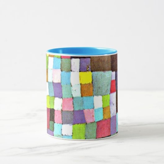 Klee-Abstraction met verwijzing naar de bloeiende  Mok (Midden)