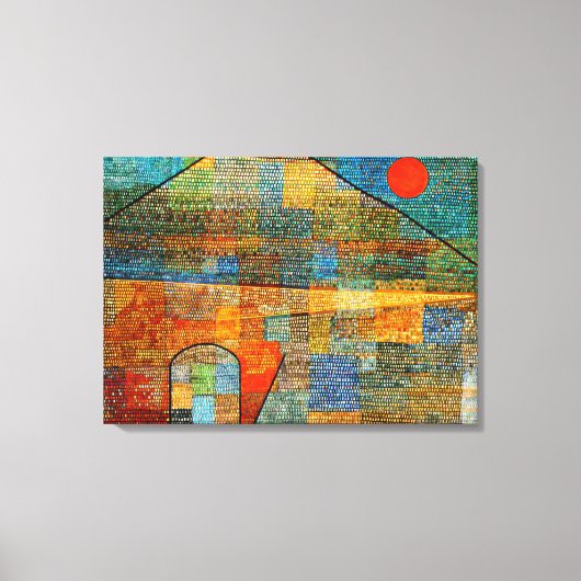 Klee - Ad Parnassus Canvas Afdruk (Voorkant)
