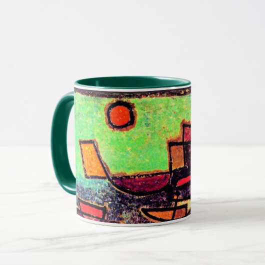 Klee - Afbahrender Dampfer Mok (Voorkant links)