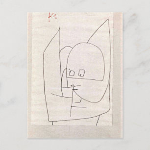 Klee - Altkluger Engel Briefkaart