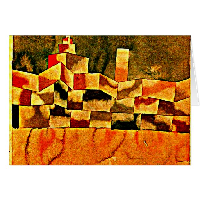 Klee - Architecture orientale (Devant horizontal)