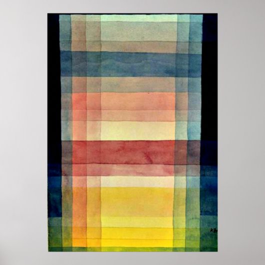 Klee - Architectuur van de vlakte Poster (Voorkant)