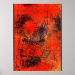 Klee art: "Groins." Poster