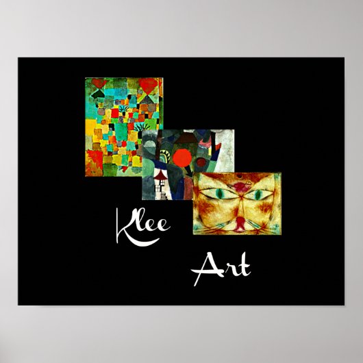 Klee artwork, Paul Klee collage Poster (Voorkant)