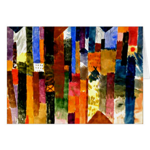 Klee - Avant la ville. Peinture Paul Klee.