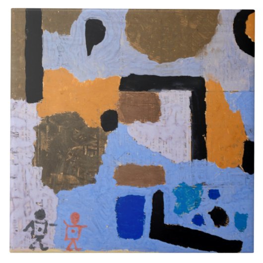 Klee - Avec les deux Perdus Carreaux en céramique (Devant)