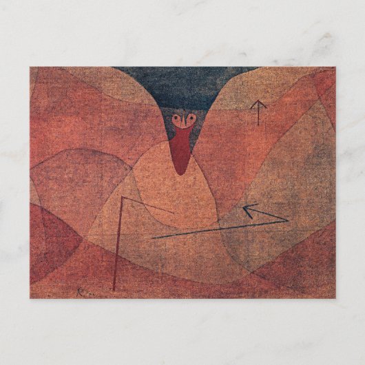 Klee - Aviatic Evolution, abstracte kunst Briefkaart (Voorkant)