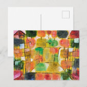 Klee - Baum und Architektur - Rhythmen Briefkaart (Voorkant / Achterkant)