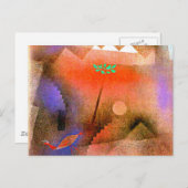 Klee - Bird Wandering Off Briefkaart (Voorkant / Achterkant)