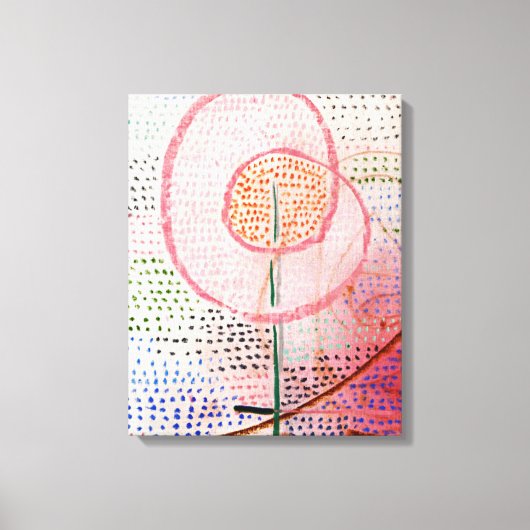 Klee - bloeiende, abstracte kunst, canvas afdruk (Voorkant)