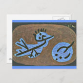 Klee - Blue Bird-Pumpkin Briefkaart (Voorkant / Achterkant)