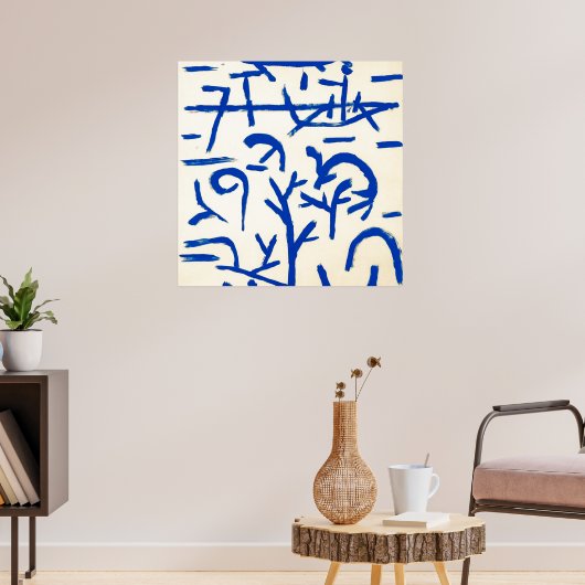 Klee - Boats in het bloed Poster (Woonkamer 3)