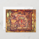 Klee - Botanisch theater Briefkaart (Voorkant / Achterkant)