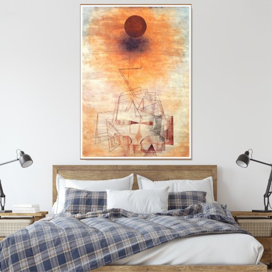 Klee - Bounds of the Intellect Canvas Afdruk (Insitu (Slaapkamer))