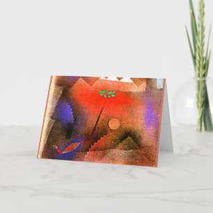 Klee - Carte Oiseau Déambulant