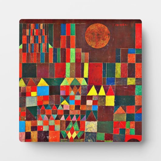 Klee - Castle en Sun Fotoplaat (Voorkant)