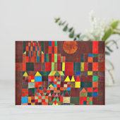 Klee - Castle en Sun Kaart (Staand voorkant)