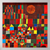 Klee - Castle en Sun Poster (Voorkant)