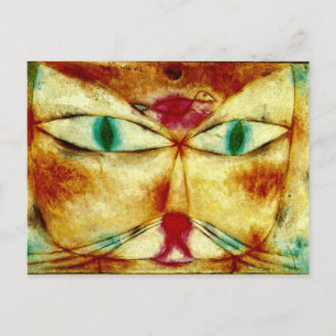 Klee - Cat en Bird Briefkaart