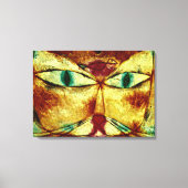 Klee - Cat en Bird Canvas Afdruk (Voorkant)