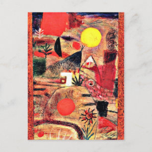 Klee - Ceremonie en Sunset Briefkaart