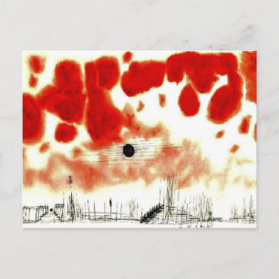 Klee - Clouds over Bor, Briefkaart