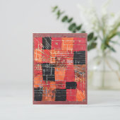 Klee - Configuratie, abstracte kunst, Briefkaart (Staand voorkant)