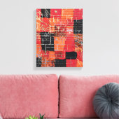 Klee - Configuratieperspectief Canvas Afdruk (Insitu (Woonkamer))