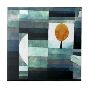 Klee: De boodschapper van de herfst Tegeltje