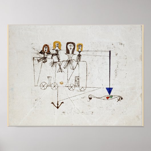 Klee - De Deugd Wagen Poster (Voorkant)